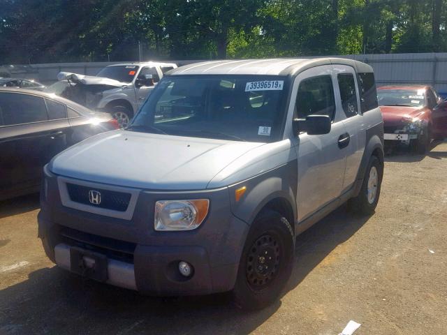 5J6YH18584L007844 - 2004 HONDA ELEMENT EX SILVER photo 2