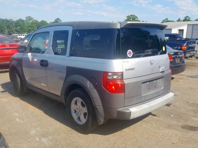 5J6YH18584L007844 - 2004 HONDA ELEMENT EX SILVER photo 3