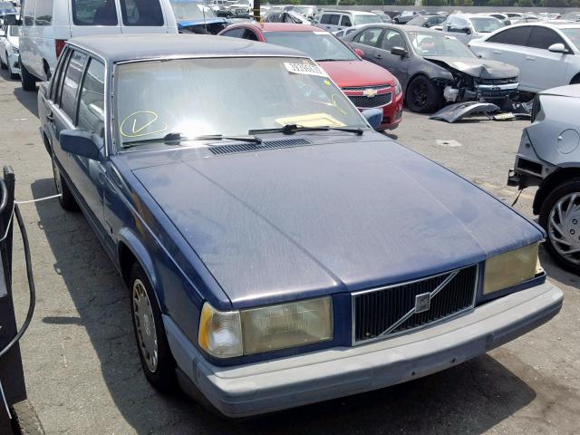 YV1FA8844L2433918 - 1990 VOLVO 740 BASE BLUE photo 1