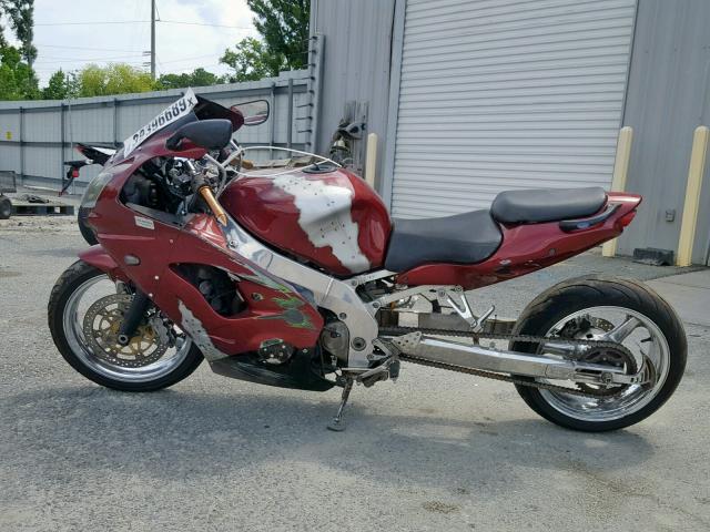 JKAZX2E14YA001149 - 2000 KAWASAKI ZX900 E BURGUNDY photo 10