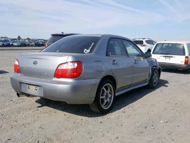 JF1GD74637G514958 - 2007 SUBARU IMPREZA WR SILVER photo 4