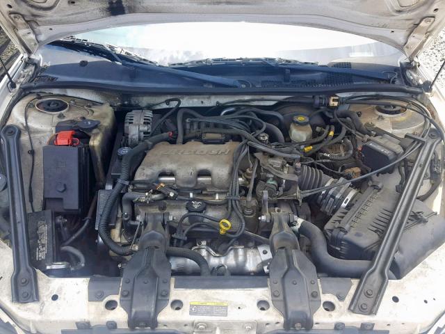 1G2WK52J72F252145 - 2002 PONTIAC GRAND PRIX WHITE photo 7