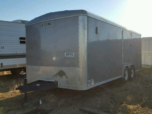 53BLTEB24DF005593 - 2013 LOOK TRAILER GRAY photo 2