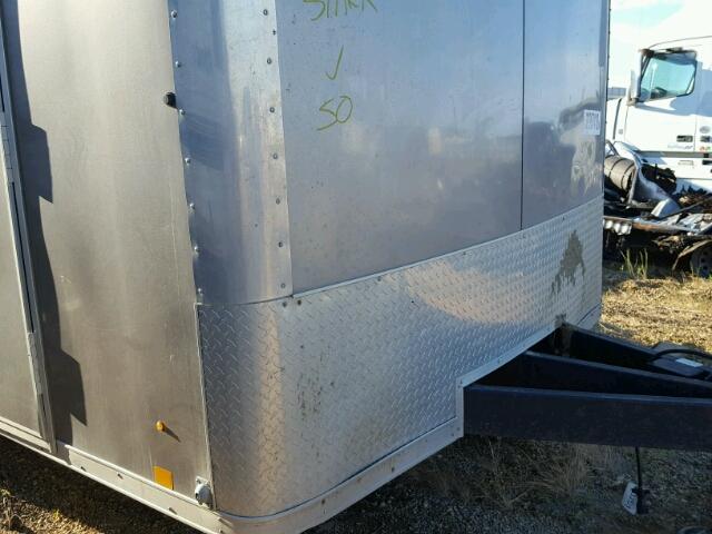 53BLTEB24DF005593 - 2013 LOOK TRAILER GRAY photo 9