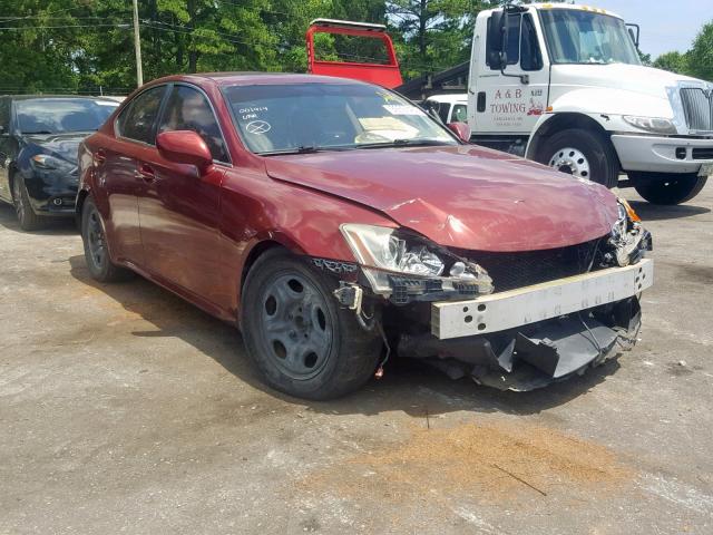 JTHBK262262001914 - 2006 LEXUS IS 250 RED photo 1