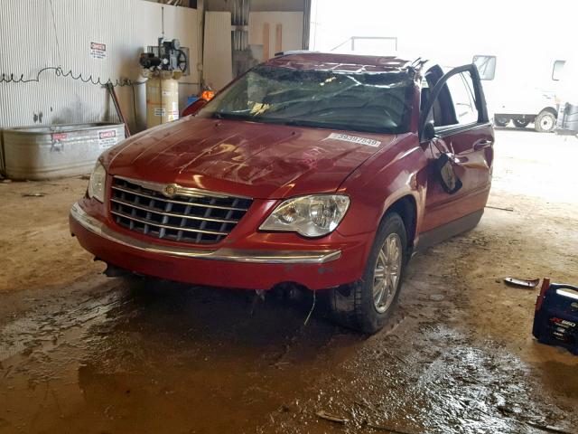 2A8GF68X37R334579 - 2007 CHRYSLER PACIFICA T RED photo 2