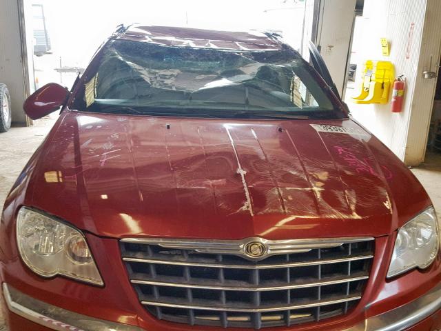 2A8GF68X37R334579 - 2007 CHRYSLER PACIFICA T RED photo 9