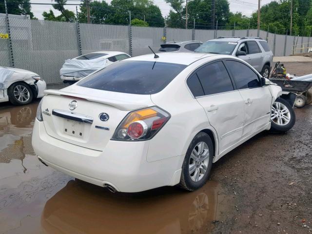 1N4CL2AP2AC114454 - 2010 NISSAN ALTIMA HYB WHITE photo 4