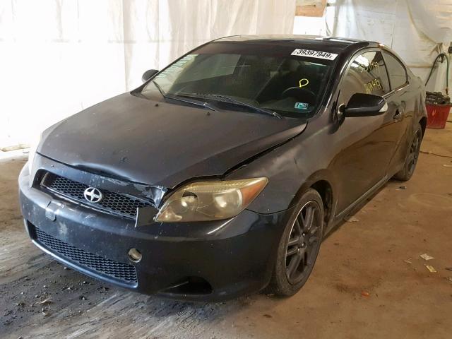 JTKDE177970181176 - 2007 TOYOTA SCION TC BLACK photo 2