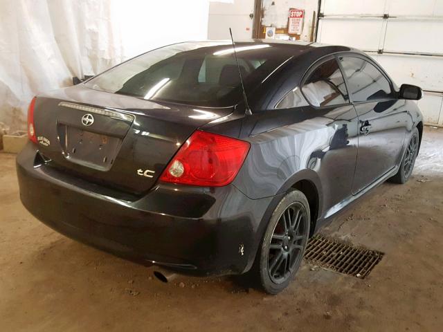 JTKDE177970181176 - 2007 TOYOTA SCION TC BLACK photo 4