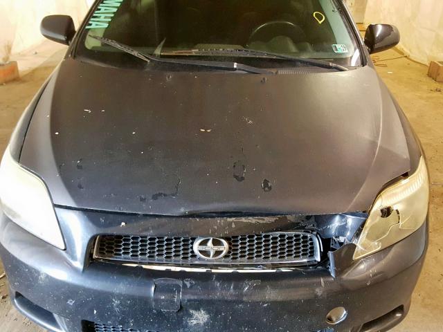 JTKDE177970181176 - 2007 TOYOTA SCION TC BLACK photo 7