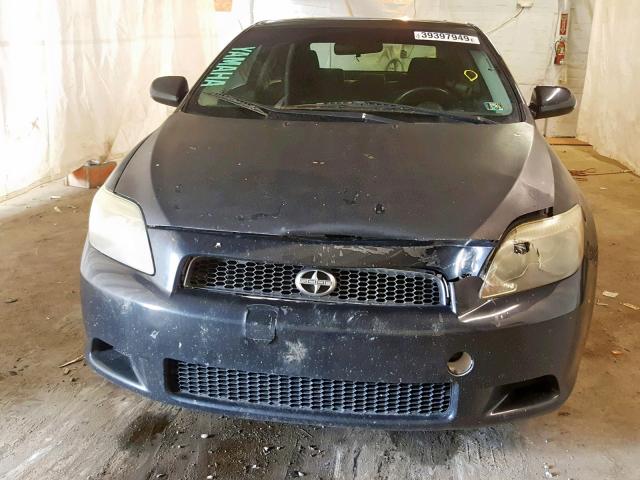 JTKDE177970181176 - 2007 TOYOTA SCION TC BLACK photo 9