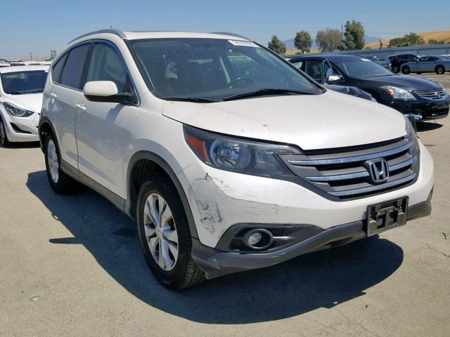 5J6RM3H70EL002118 - 2014 HONDA CR-V EXL WHITE photo 1