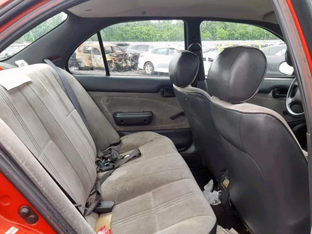 1Y1SK5260SZ016968 - 1995 GEO PRIZM BASE RED photo 6