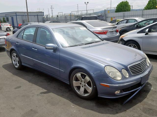 WDBUF65J94A419600 - 2004 MERCEDES-BENZ E 320 BLUE photo 1