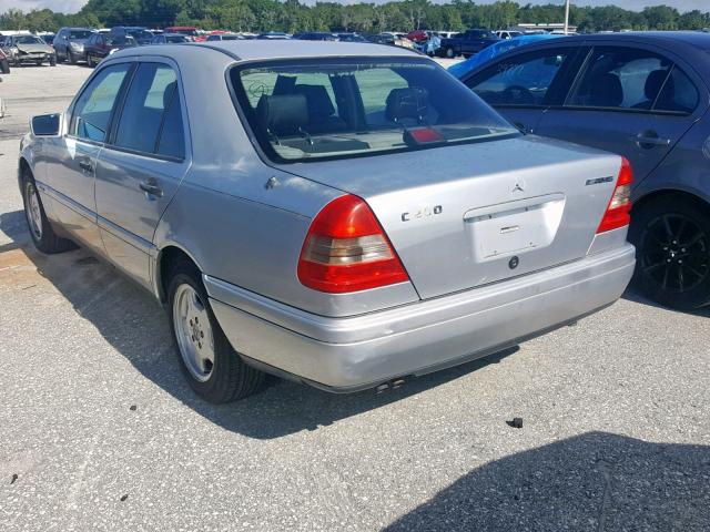 WDBHA28E3TF404535 - 1996 MERCEDES-BENZ C 280 SILVER photo 3