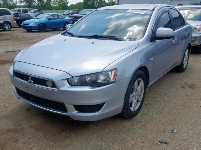 JA3AU26U28U011938 - 2008 MITSUBISHI LANCER ES SILVER photo 2