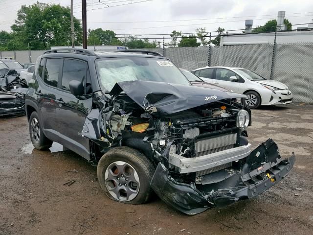 ZACCJBAB0HPG60177 - 2017 JEEP RENEGADE S 黑色 照片 1