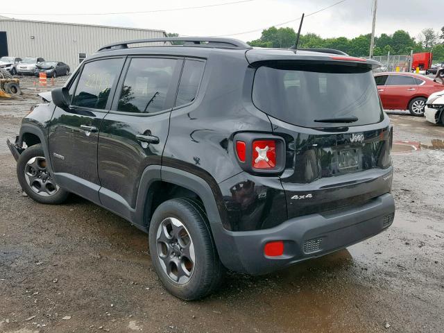 ZACCJBAB0HPG60177 - 2017 JEEP RENEGADE S 黑色 照片 3