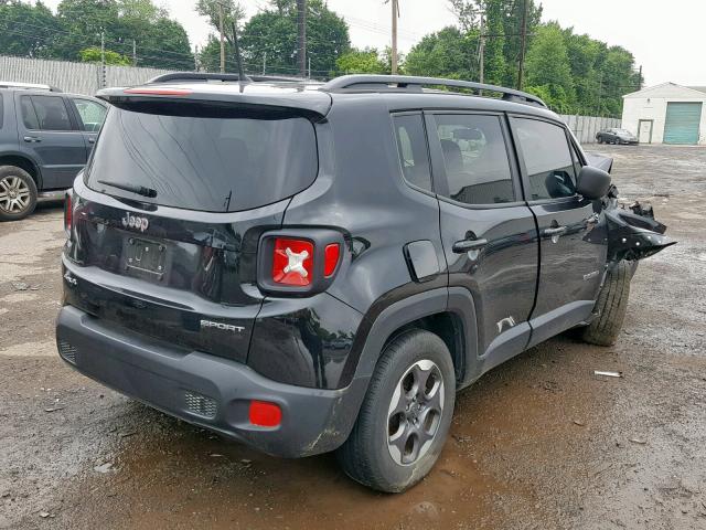 ZACCJBAB0HPG60177 - 2017 JEEP RENEGADE S 黑色 照片 4