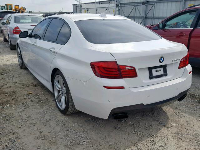 WBAFR9C59DDX79521 - 2013 BMW 550 I WHITE photo 3