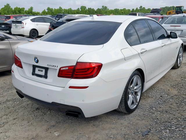 WBAFR9C59DDX79521 - 2013 BMW 550 I WHITE photo 4