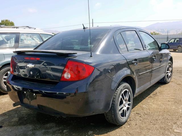 1G1AT58H297159201 - 2009 CHEVROLET COBALT LT BLACK photo 4