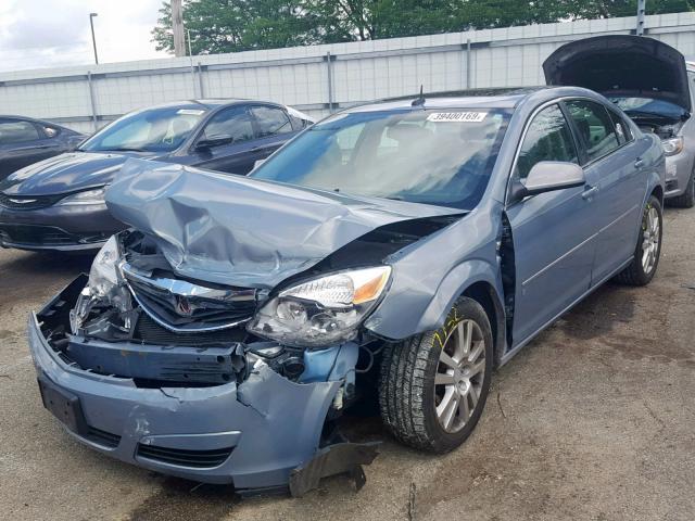 1G8ZS57N07F160476 - 2007 SATURN AURA XE BLUE photo 2