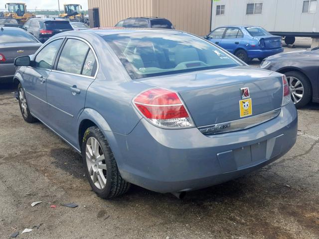 1G8ZS57N07F160476 - 2007 SATURN AURA XE BLUE photo 3