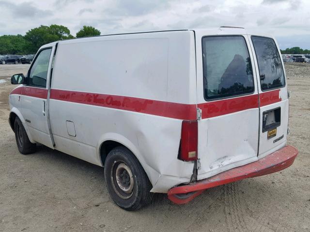 1GCDM19W5YB123943 - 2000 CHEVROLET ASTRO WHITE photo 3