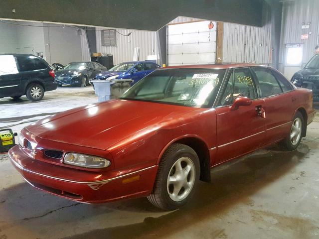 1G3HY52K9W4800529 - 1998 OLDSMOBILE LSS RED photo 2