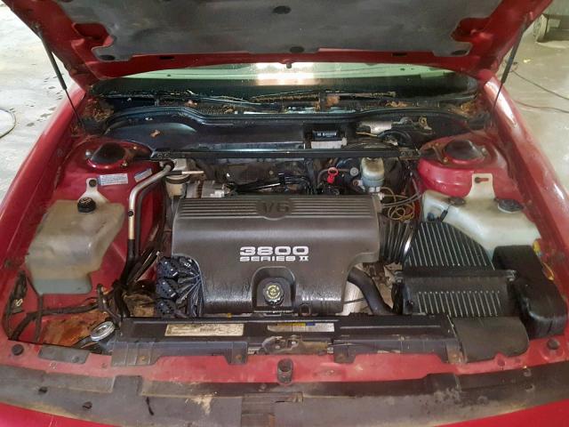 1G3HY52K9W4800529 - 1998 OLDSMOBILE LSS RED photo 7