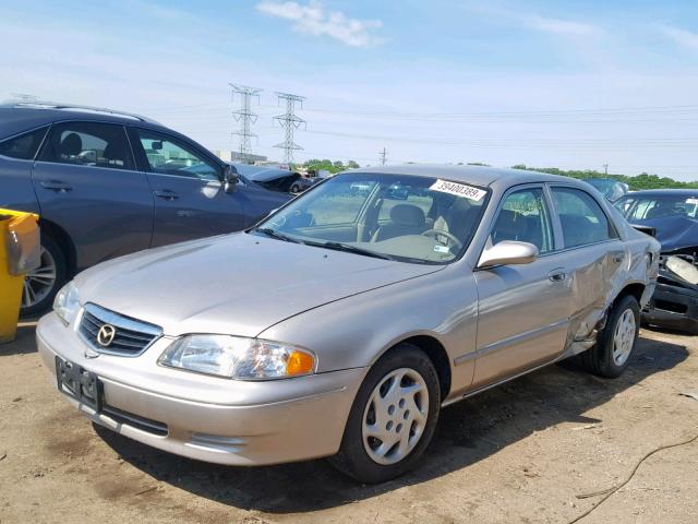 1YVGF22DX25300055 - 2002 MAZDA 626 ES SILVER photo 2