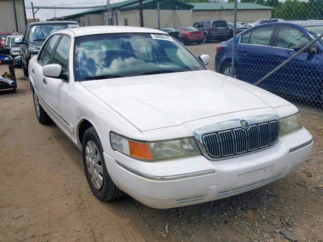 2MEFM74W1YX725639 - 2000 MERCURY GRAND MARQ WHITE photo 1