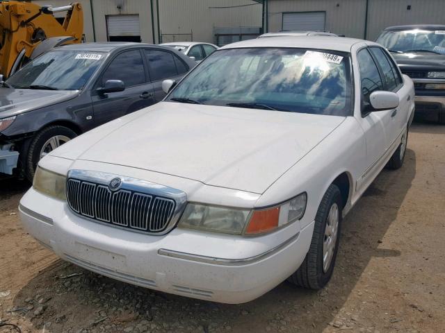 2MEFM74W1YX725639 - 2000 MERCURY GRAND MARQ WHITE photo 2