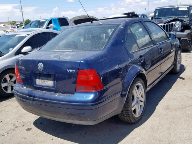 3VWSG69M91M220746 - 2001 VOLKSWAGEN JETTA GLS BLUE photo 4