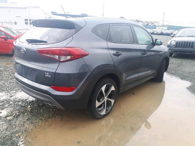 KM8J3CA22GU097441 - 2016 HYUNDAI TUCSON LIM GRAY photo 4