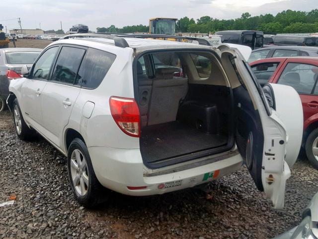 JTMBD31V585174881 - 2008 TOYOTA RAV4 LIMIT WHITE photo 3