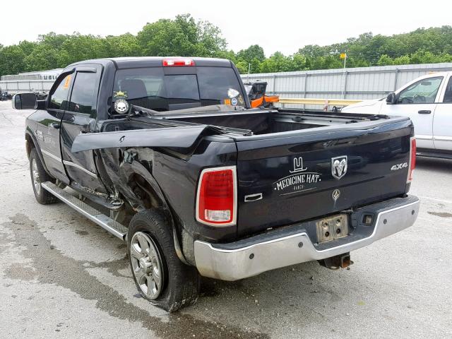 3C6UR5FL3EG240076 - 2014 RAM 2500 LARAM BLACK photo 3