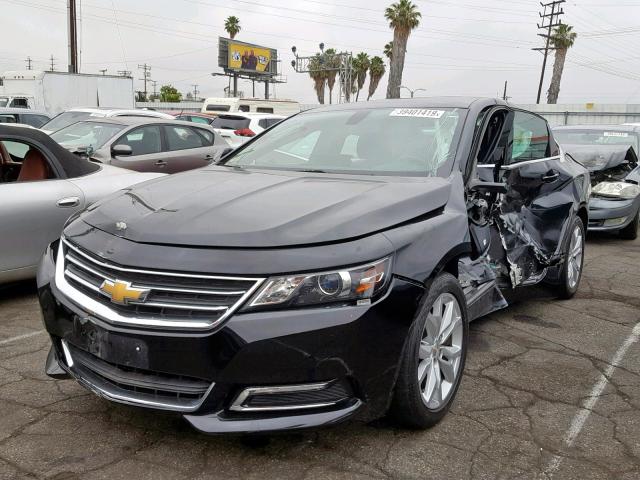 1G1105SA7JU101174 - 2018 CHEVROLET IMPALA LT BLACK photo 2