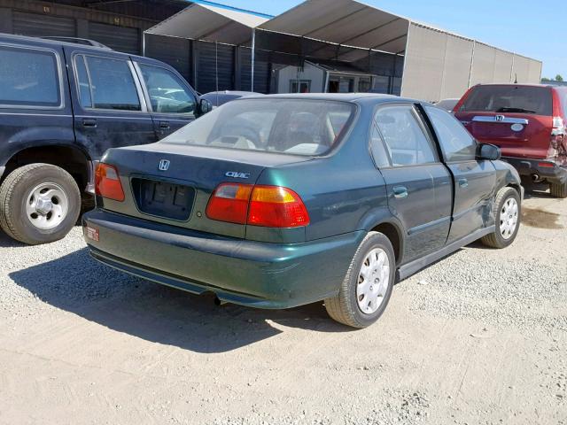 2HGEJ6614YH568377 - 2000 HONDA CIVIC BASE GREEN photo 4