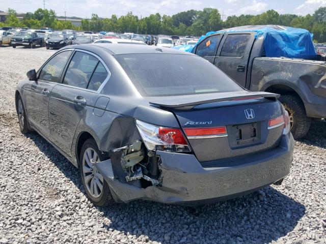 1HGCP2F84CA054287 - 2012 HONDA ACCORD EXL GRAY photo 3