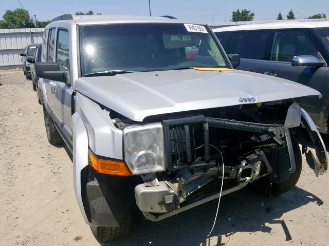 1J8HG48K67C598804 - 2007 JEEP COMMANDER SILVER photo 1