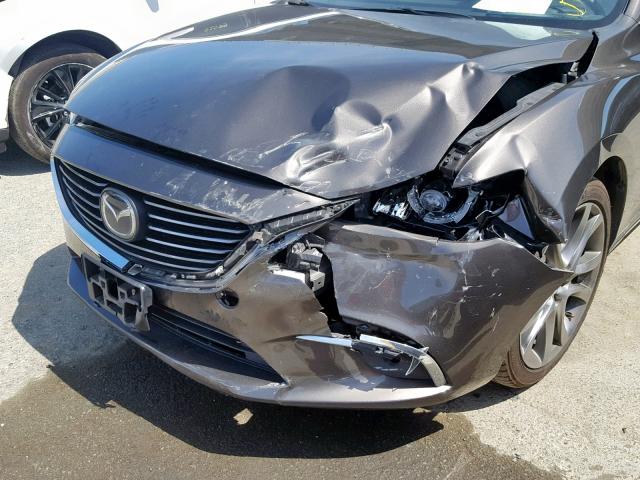 JM1GL1X50H1111392 - 2017 MAZDA 6 GRAND TO BROWN photo 9