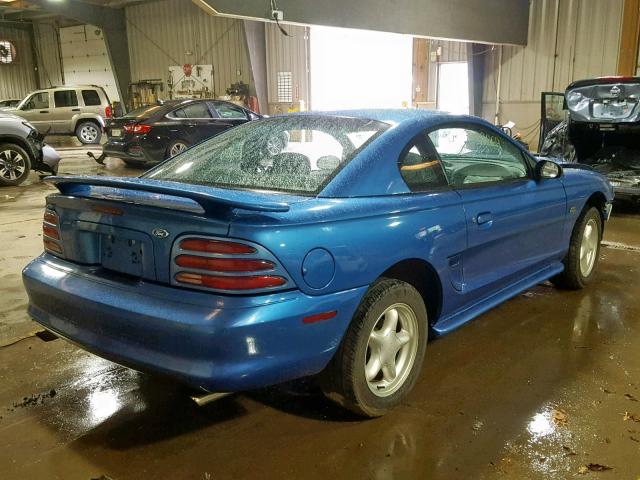 1FALP42T5RF193673 - 1994 FORD MUSTANG GT BLUE photo 4