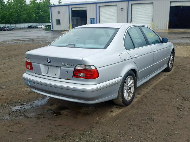 WBADT33433GF43945 - 2003 BMW 525 I SILVER photo 4