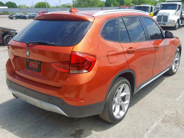 WBAVM1C51EVW51331 - 2014 BMW X1 SDRIVE2 ORANGE photo 4