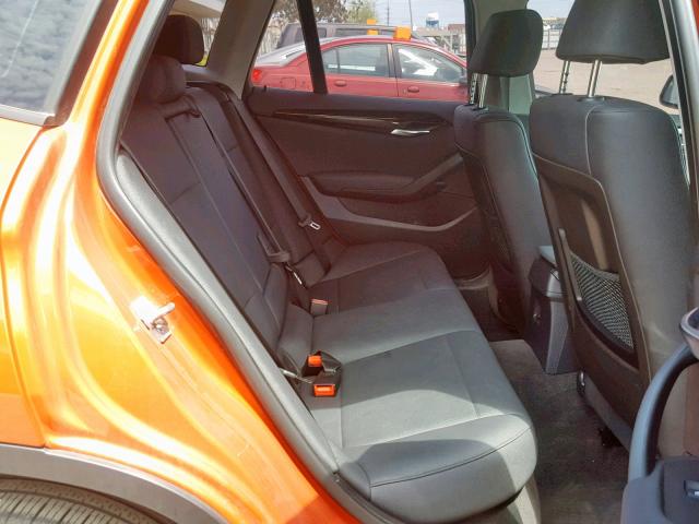 WBAVM1C51EVW51331 - 2014 BMW X1 SDRIVE2 ORANGE photo 6