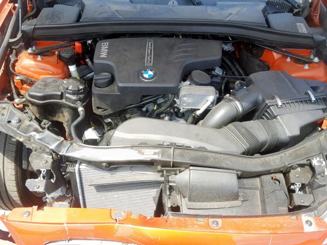 WBAVM1C51EVW51331 - 2014 BMW X1 SDRIVE2 ORANGE photo 7
