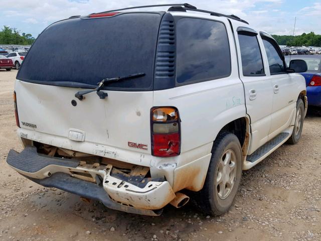 1GKEK63U04J133511 - 2004 GMC YUKON DENA WHITE photo 4